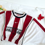 Nike camiseta crop vintage stripes
