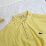 Lacoste polo crop vintage yellow