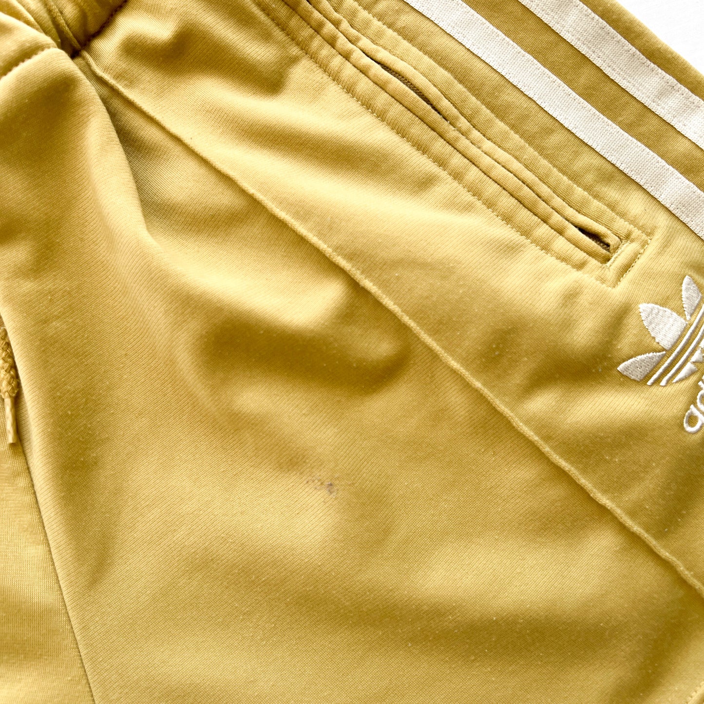 (S/34) Adidas reworked corset set vintage beige yellow