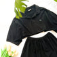 (XS) Lacoste reworked set vintage black OUTLET