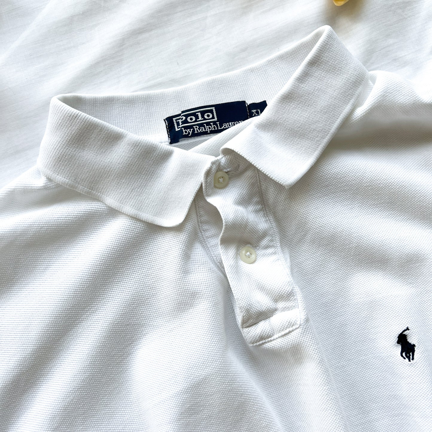 (XL) Ralph Lauren polo crop vintage white
