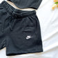 (S/38) Nike reworked corset set vintage black