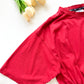 (XL) Reebok camiseta crop vintage red OUTLET
